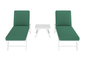 Lounge CALVI multifunktional grün/weiss