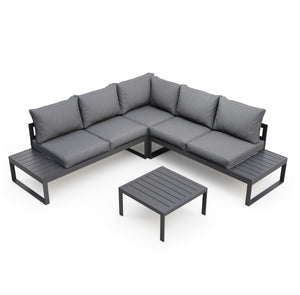 Lounge CAMILA anthracite/black