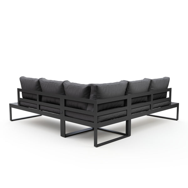Lounge CAMILA anthracite/black