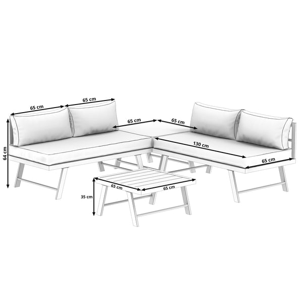 Lounge COCCORINO grau