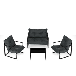 Lounge EDEM anthrazit/schwarz