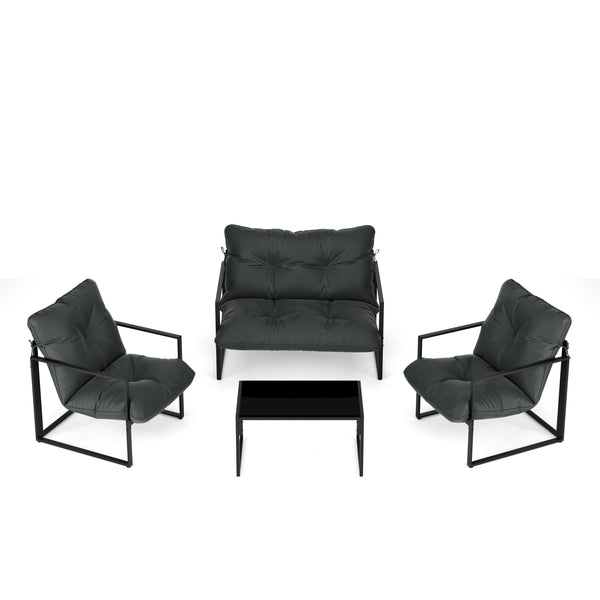 Lounge EDEM anthrazit/schwarz