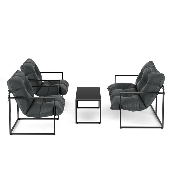 Lounge EDEM anthrazit/schwarz
