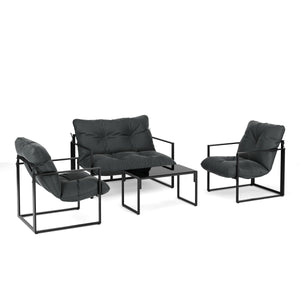 Lounge EDEM anthrazit/schwarz