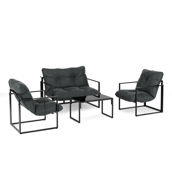Lounge EDEM anthrazit/schwarz