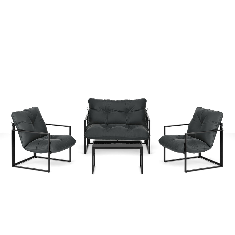 Lounge EDEM anthrazit/schwarz