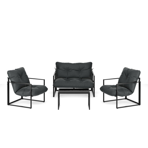 Lounge EDEM anthrazit/schwarz