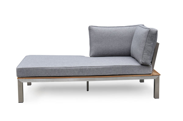 Lounger Gartenliege PORTOFINO grau