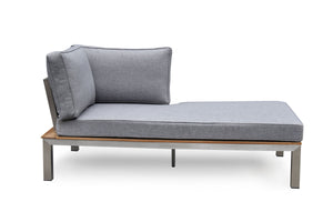 Lounger Gartenliege PORTOFINO grau