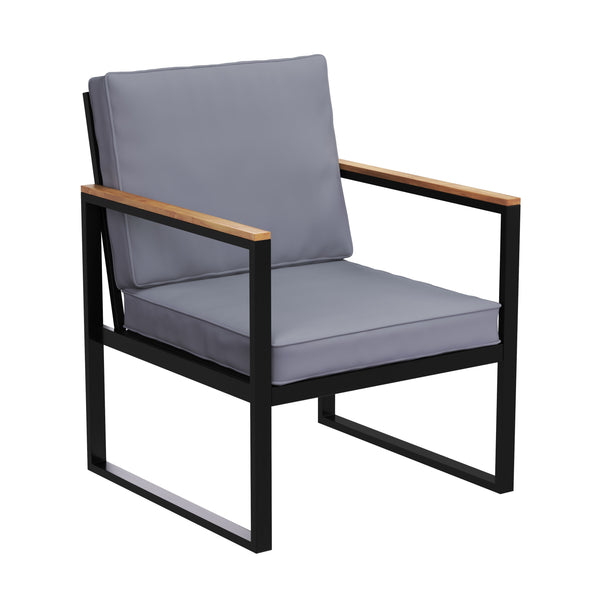 Lounge HAMILTON grau/schwarz