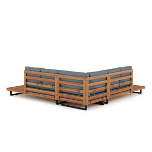 Lounge Holz ALCAZAR natur/anthrazit