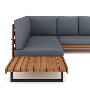 Lounge Holz ALCAZAR natur/anthrazit