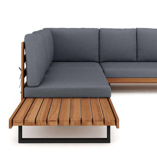 Lounge Holz ALCAZAR natur/anthrazit