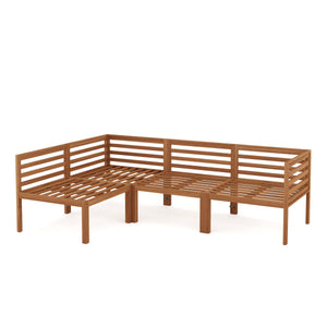 Lounge Holz ALTEA natur/grau