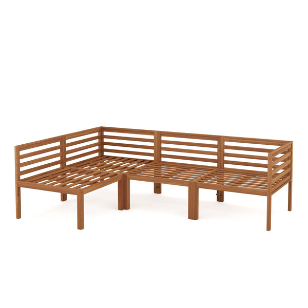 Lounge Holz ALTEA natur/grau