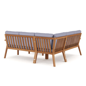 Lounge Holz GIRONA natur/grau