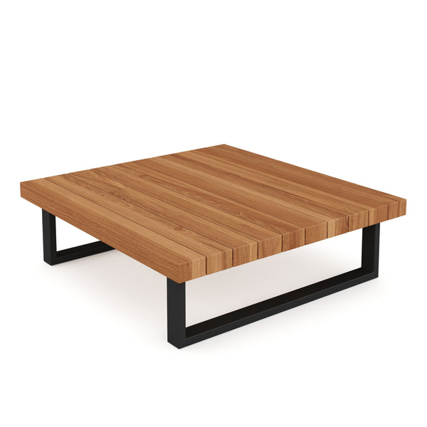 Lounge Holz KENDRA natur/grau
