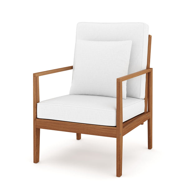 Lounge Holz PADUA natur/creme