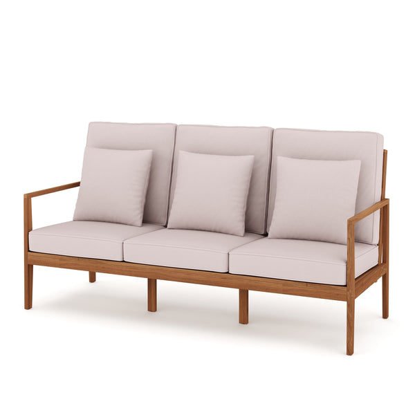Lounge Holz PADUA natur/taupe