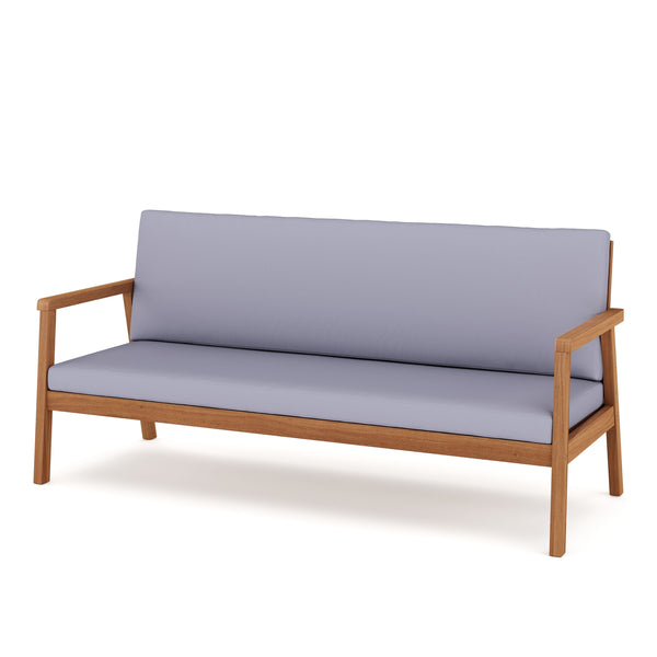 Lounge Holz PARMA natur/grau
