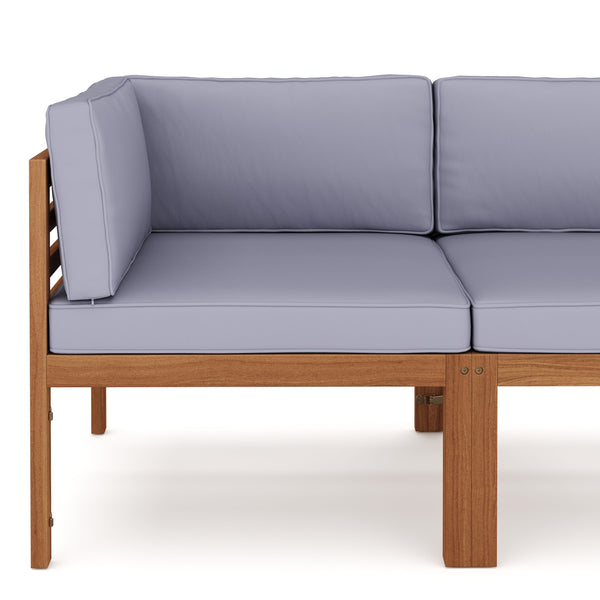 Lounge Holz TARIFA natur/grau