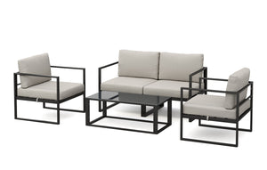 Lounge LEANDROS hellgrau