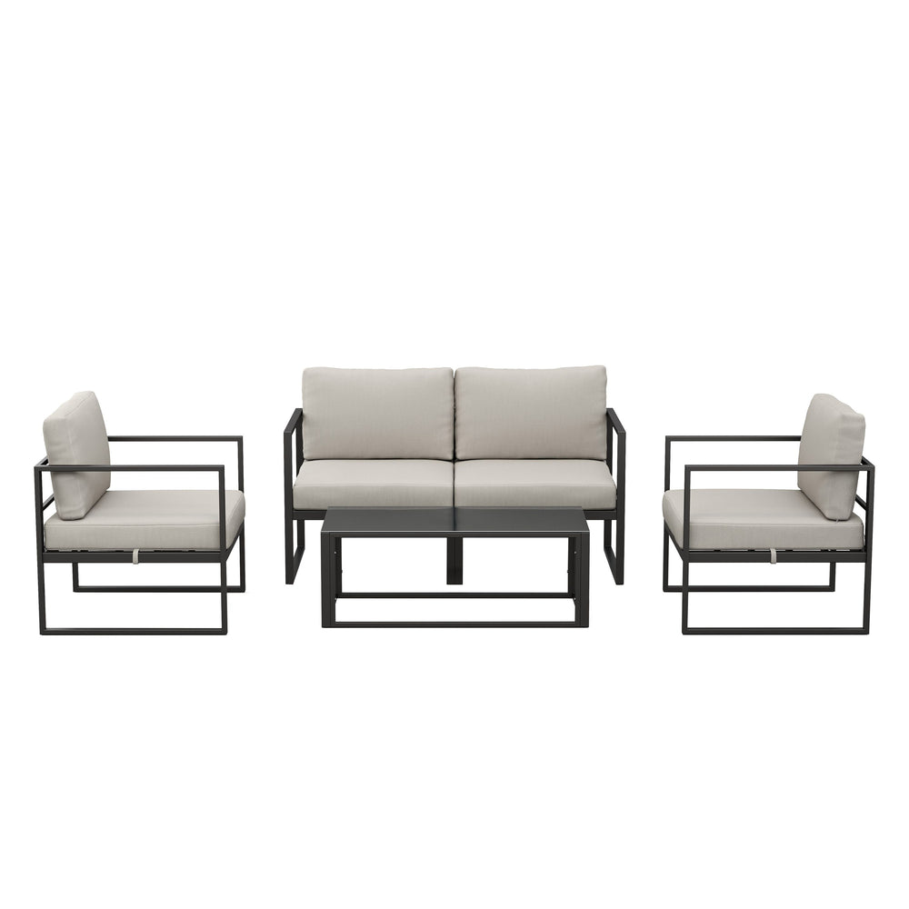 Lounge LEANDROS grigio chiaro