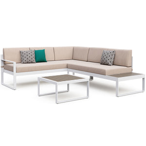 Gartenmöbel Set LILIANA beige
