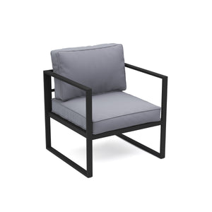 Lounge LUANDA schwarz/anthrazit