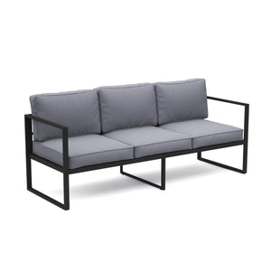 Lounge LUANDA schwarz/anthrazit