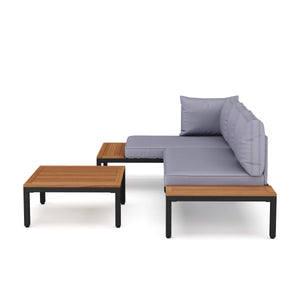 Lounge MAILA natur/grau