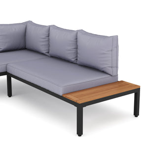 Lounge MAILA natur/grau