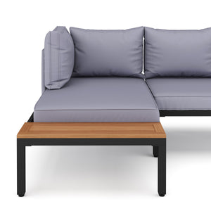 Lounge MAILA natur/grau