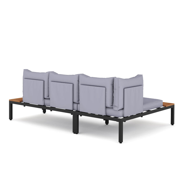 Lounge MAILA natur/grau