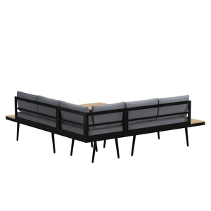 Lounge MANITOBA anthrazit/schwarz