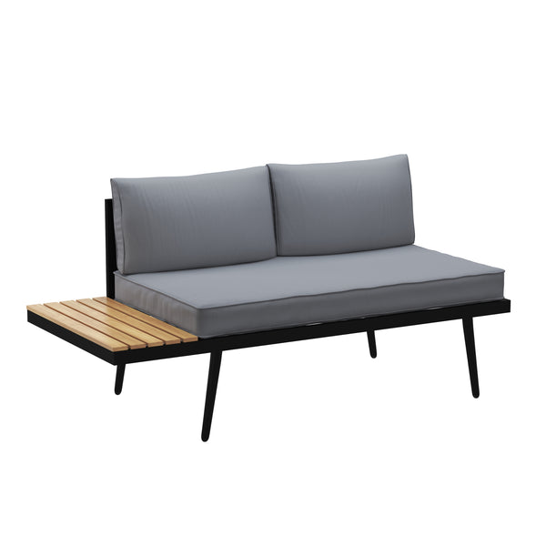 Lounge MANITOBA anthrazit/schwarz