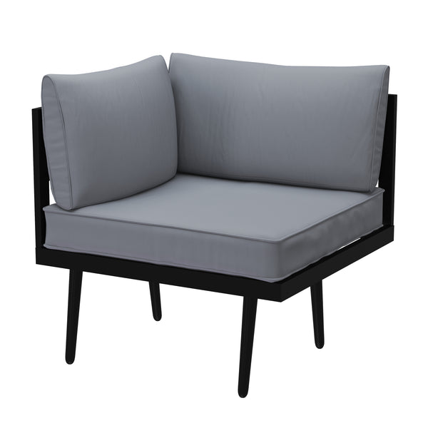 Lounge MANITOBA anthrazit/schwarz