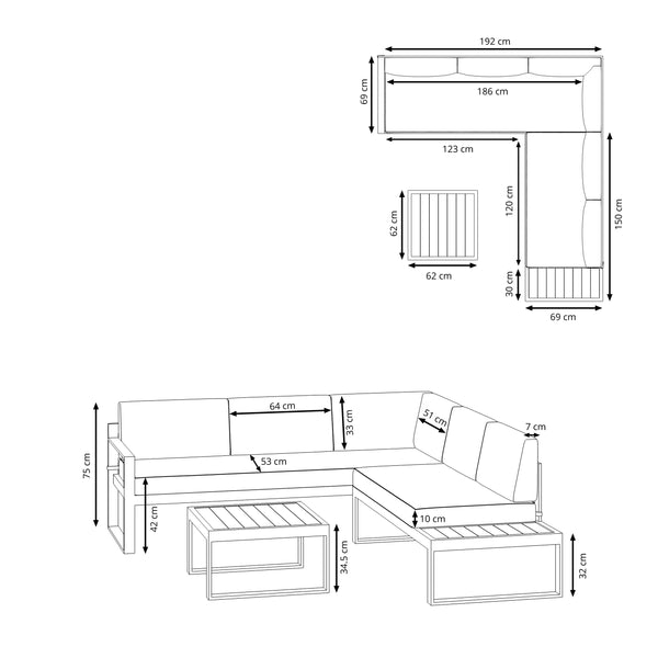 Lounge ODESSA beige