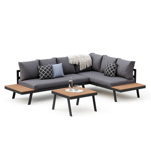 Lounge PHILOMEA anthrazit/schwarz