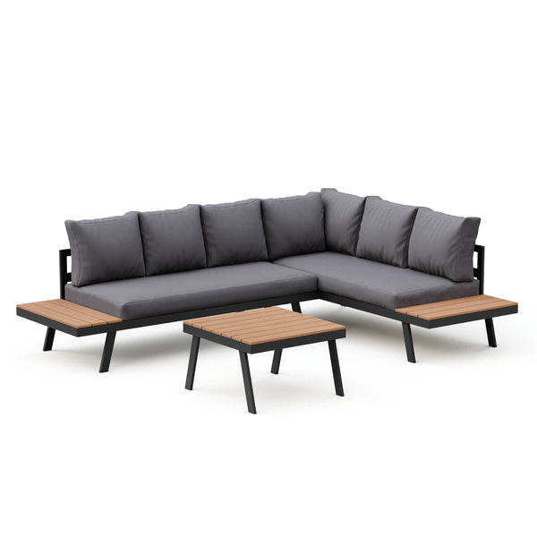 Lounge PHILOMEA anthrazit/schwarz