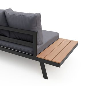 Lounge PHILOMEA anthrazit/schwarz