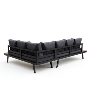 Lounge PHILOMEA anthrazit/schwarz