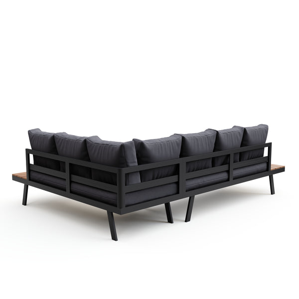 Lounge PHILOMEA anthrazit/schwarz