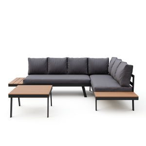 Lounge PHILOMEA anthrazit/schwarz