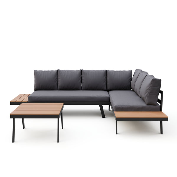 Lounge PHILOMEA anthrazit/schwarz