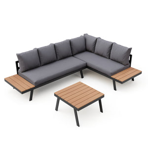 Lounge PHILOMEA anthrazit/schwarz