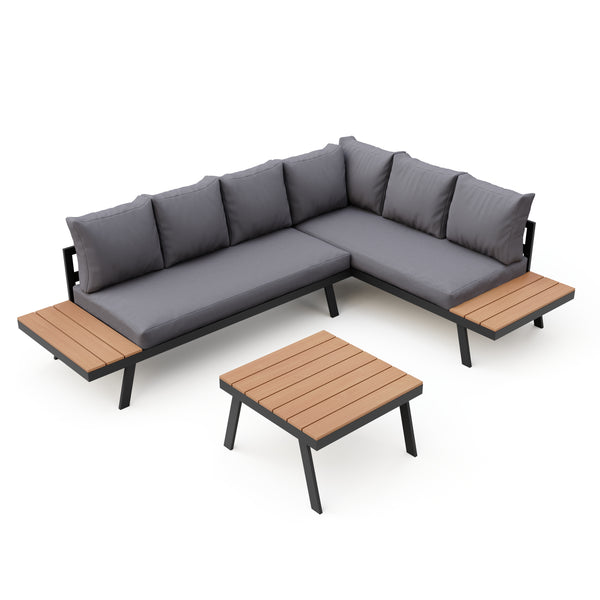 Lounge PHILOMEA anthrazit/schwarz