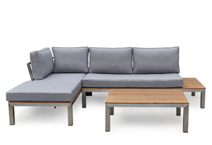 Lounge PORTOFINO 3-Sitzer grau