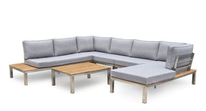 Lounge PORTOFINO 7-Sitzer grau