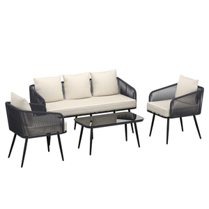 Lounge ROCCA hellgrau/beige